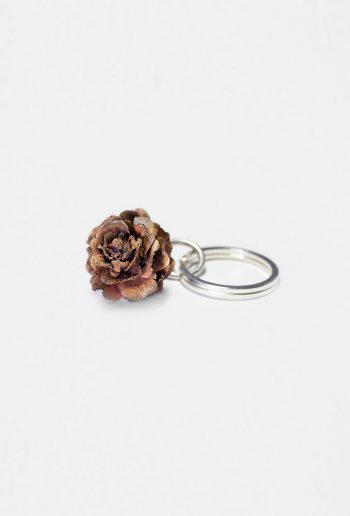Delicate pine cone keyring